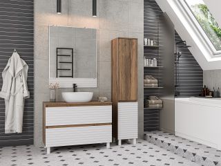 Зеркало Brevita Dakota DAK-01080 80см белый